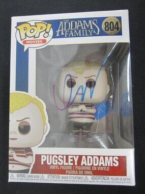 Finn Wolfhard signed Funko Pop: The Addams Family Pugsley Addams #804 w/COA